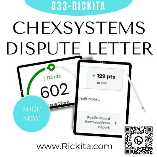 Chexsystems Dispute Letter